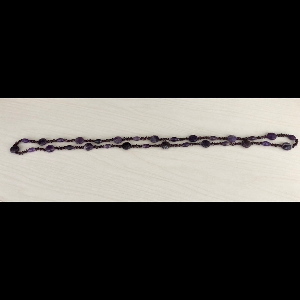 SOLD JAY KING MINE FINDS AMETHYST BEADED NECKLACE - Picture 4 of 8